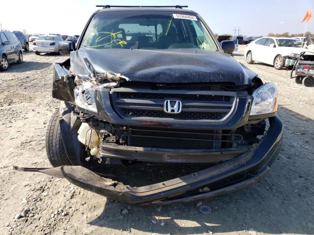 Photo 9 from auction – 2005 HONDA PILOT EX with VIN 5FNYF18455B032384