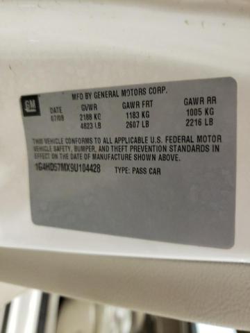 Photo 10 from auction – 2009 BUICK LUCERNE CX with VIN 1G4HD57MX9U104428
