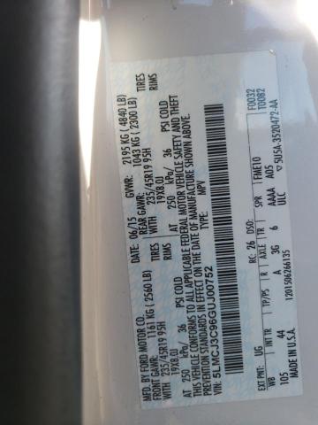 Photo 10 from auction – 2016 LINCOLN MKC RESERV with VIN 5LMCJ3C96GUJ00752