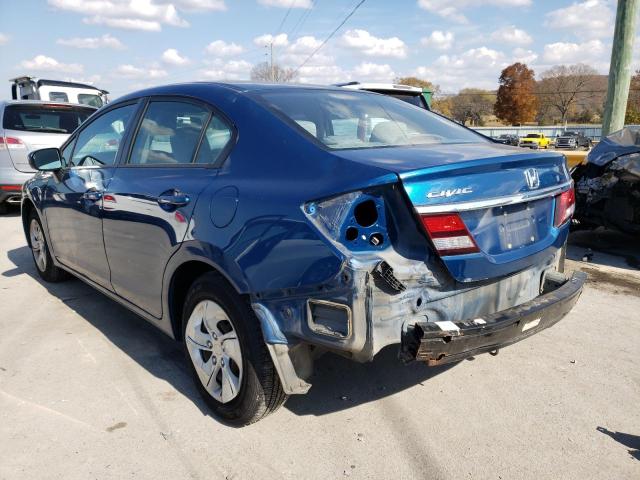 Photo 3 from auction – 2014 HONDA CIVIC LX with VIN 2HGFB2F50EH511831