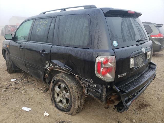 Photo 3 from auction – 2007 HONDA PILOT EXL with VIN 2HKYF18507H527685