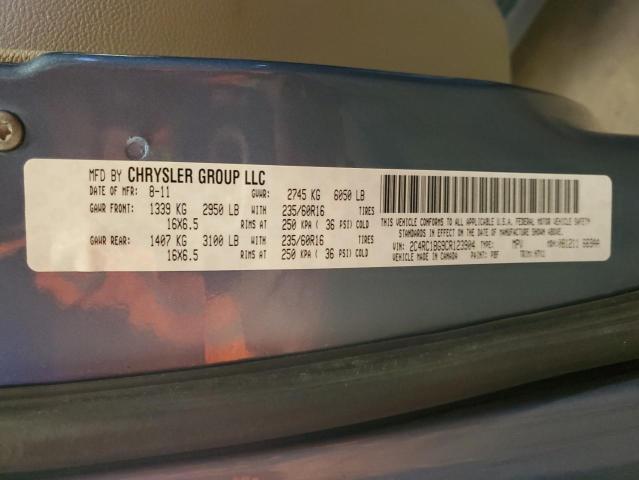 Photo 10 from auction – 2012 CHRYSLER TOWN & COU with VIN 2C4RC1BG9CR123904