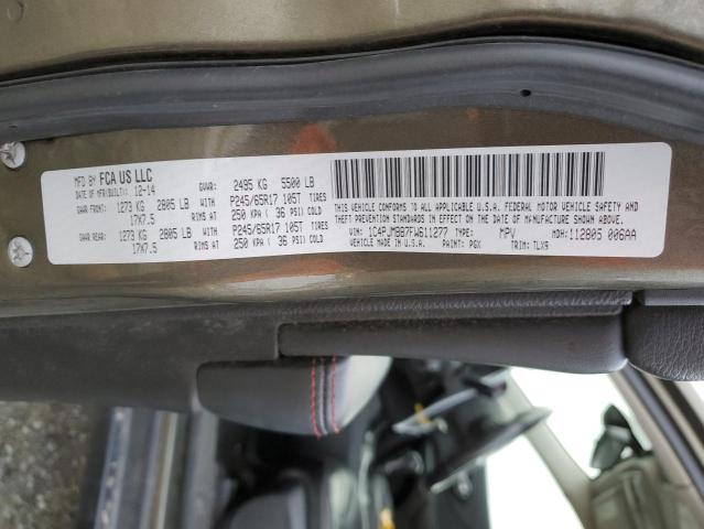 Photo 10 from auction – 2015 JEEP CHEROKEE T with VIN 1C4PJMBB7FW611277