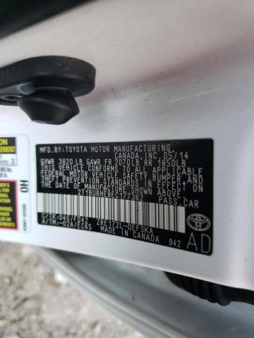 Photo 10 from auction – 2014 TOYOTA COROLLA L with VIN 2T1BURHE8EC177362