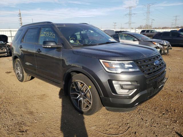 FORD EXPLORER S 2017 with VIN 1FM5K8GTXHGD36848 - Photo from auction
