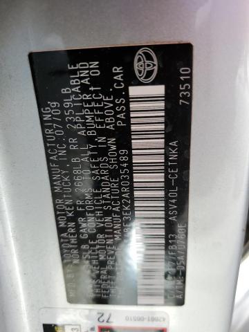 Photo 10 from auction – 2010 TOYOTA CAMRY BASE with VIN 4T4BF3EK2AR035489