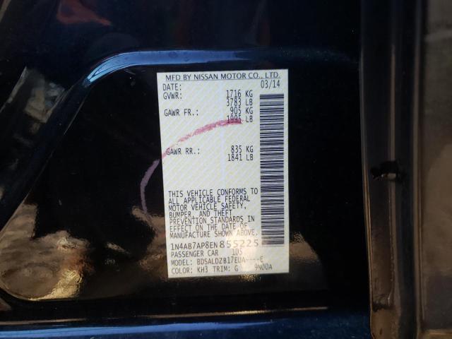 Photo 10 from auction – 2014 NISSAN SENTRA S with VIN 1N4AB7AP8EN855225