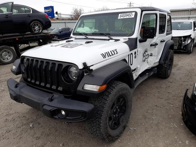 Photo 2 from auction – 2021 JEEP WRANGLER U with VIN 1C4HJXDG0MW508360