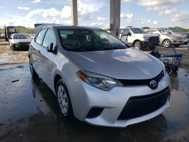 TOYOTA COROLLA L 2014 with VIN 2T1BURHEXEC118121 - Photo from auction