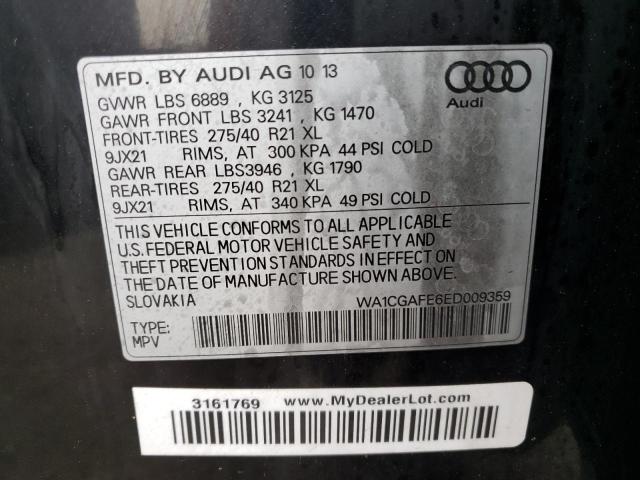 Photo 10 from auction – 2014 AUDI Q7 PREMIUM with VIN WA1CGAFE6ED009359