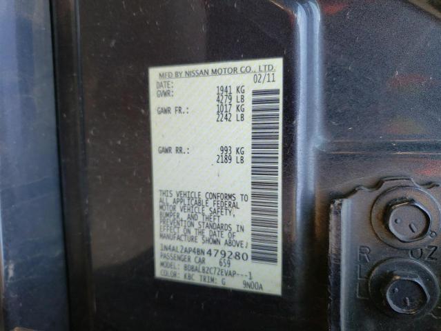 Photo 10 from auction – 2011 NISSAN ALTIMA BAS with VIN 1N4AL2AP4BN479280