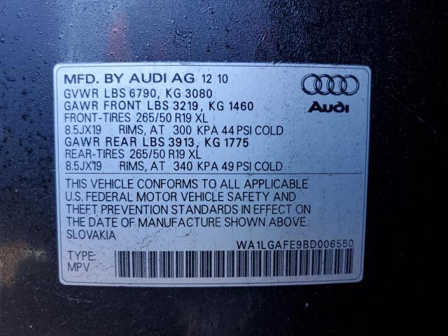 Photo 10 from auction – 2011 AUDI Q7 PREMIUM with VIN WA1LGAFE9BD006550
