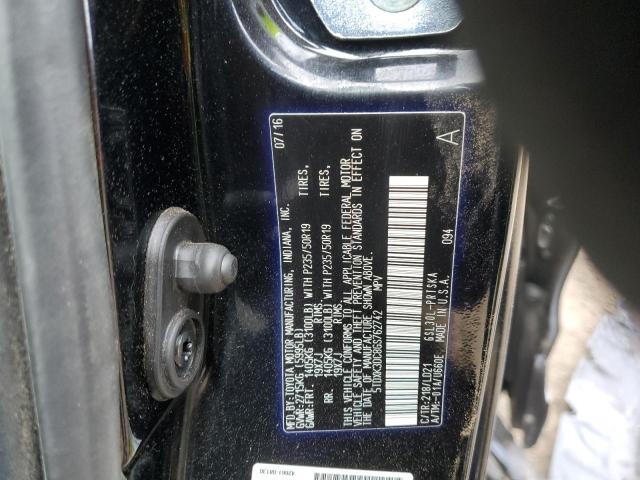 Photo 10 from auction – 2016 TOYOTA SIENNA SE with VIN 5TDXK3DC8GS762742