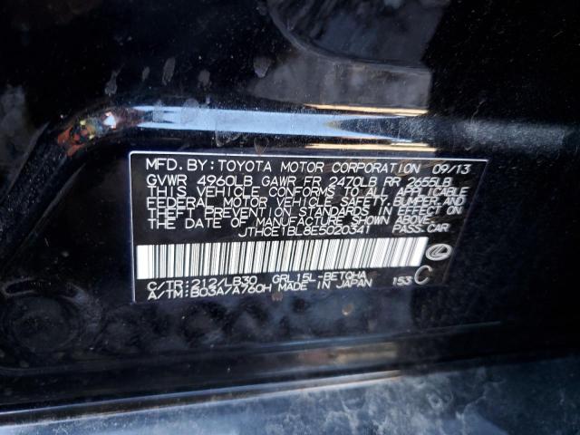 Photo 10 from auction – 2014 LEXUS GS 350 with VIN JTHCE1BL8E5020341