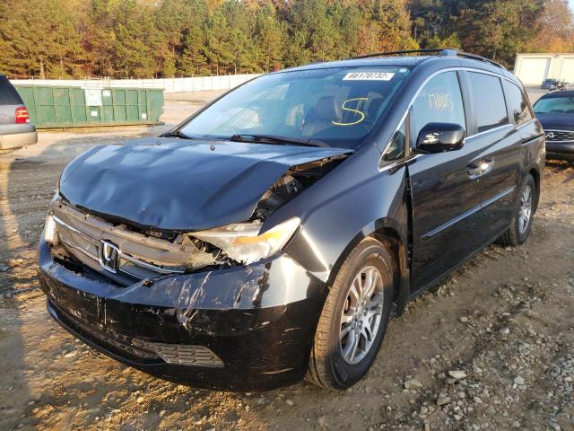 Photo 2 from auction – 2011 HONDA ODYSSEY EX with VIN 5FNRL5H66BB072202