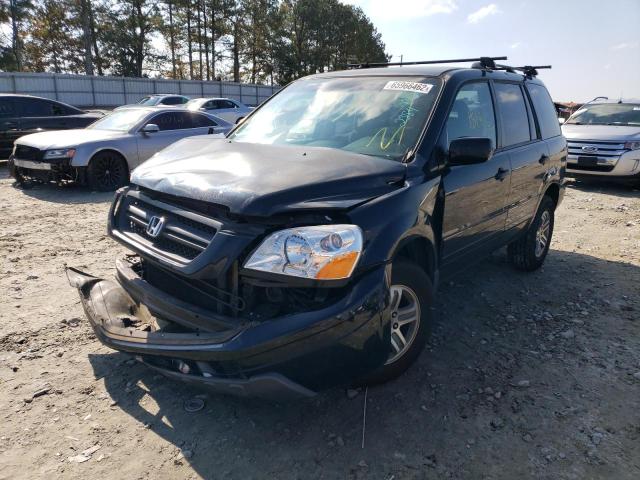 Photo 2 from auction – 2005 HONDA PILOT EX with VIN 5FNYF18455B032384