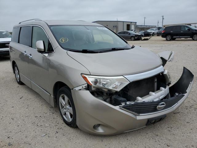 NISSAN QUEST S 2012 with VIN JN8AE2KP0C9045925 - Photo from auction