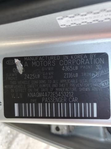 Photo 10 from auction – 2014 KIA OPTIMA LX with VIN KNAGM4A72E5453212