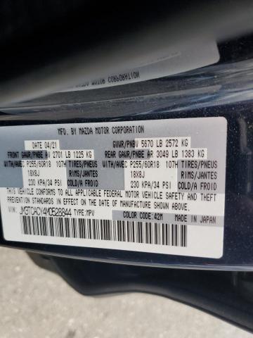 Photo 10 from auction – 2021 MAZDA CX-9 TOURI with VIN JM3TCACY4M0528844