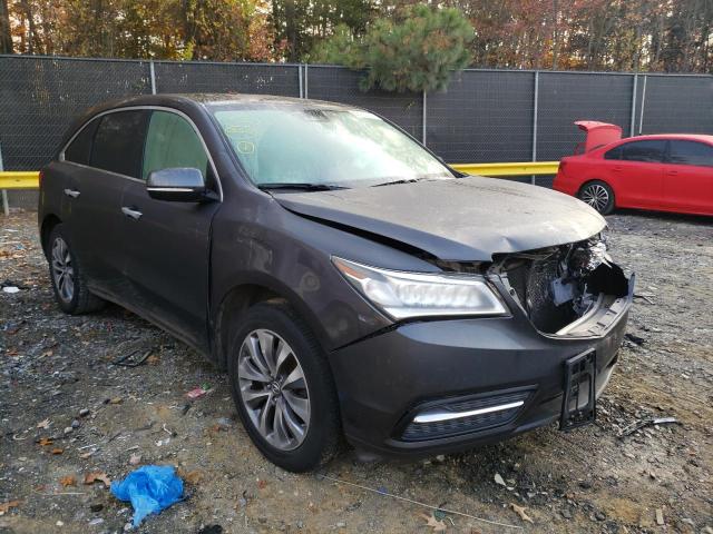 ACURA MDX TECHNO 2016 with VIN 5FRYD4H41GB059106 - Photo from auction