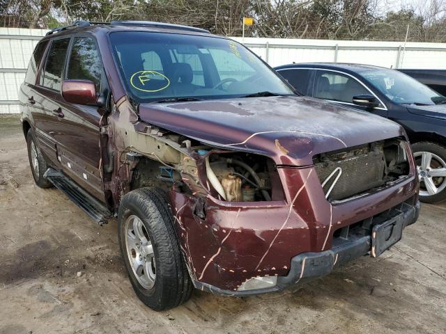 HONDA PILOT EXL 2007 with VIN 5FNYF28527B001613 - Photo from auction