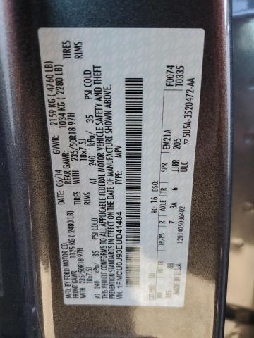 Photo 10 from auction – 2014 FORD ESCAPE TIT with VIN 1FMCU0J93EUD41404