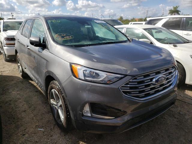 FORD EDGE SEL 2021 with VIN 2FMPK4J90MBA35179 - Photo from auction