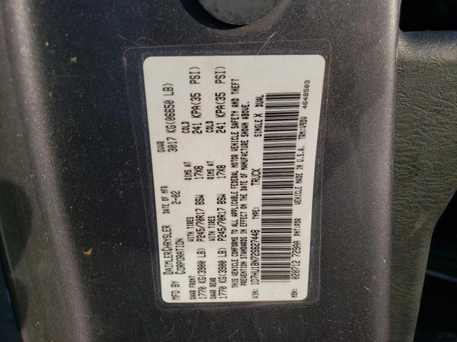 Photo 10 from auction – 2002 DODGE RAM 1500 with VIN 1D7HU18N72S627448