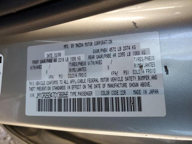 Photo 10 from auction – 2007 MAZDA 5 with VIN JM1CR293470138856