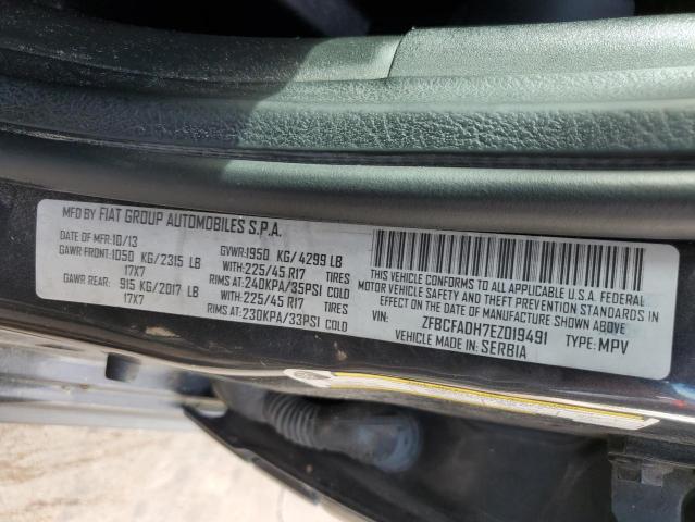 Photo 10 from auction – 2014 FIAT 500L TREKK with VIN ZFBCFADH7EZ019491