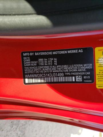 Photo 10 from auction – 2019 MINI COOPER S with VIN WMWWG9C51K3J31499