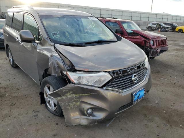 NISSAN QUEST S 2014 with VIN JN8AE2KP8E9106571 - Photo from auction