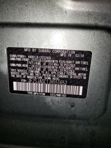 Photo 10 from auction – 2018 SUBARU FORESTER 2 with VIN JF2SJAGC1JH551652
