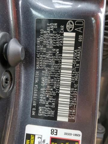 Photo 10 from auction – 2010 TOYOTA COROLLA BA with VIN 2T1BU4EE5AC501501