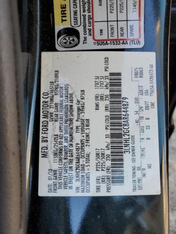Photo 10 from auction – 2010 LINCOLN MKZ with VIN 3LNHL2GC8AR644879