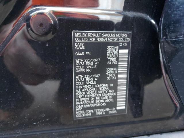 Photo 10 from auction – 2016 NISSAN ROGUE S with VIN KNMAT2MV3GP634045