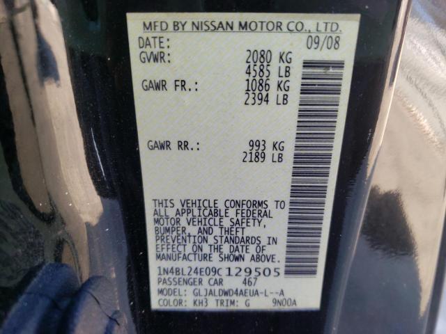 Photo 10 from auction – 2009 NISSAN ALTIMA 3.5 with VIN 1N4BL24E09C129505