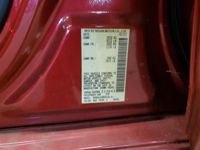 Photo 10 from auction – 2013 NISSAN ALTIMA 2.5 with VIN 1N4AL3AP0DC223643