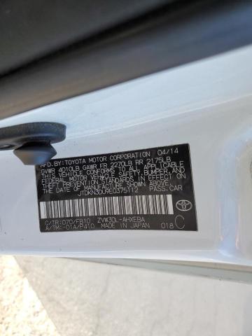 Photo 10 from auction – 2014 TOYOTA PRIUS with VIN JTDKN3DU9E0375112