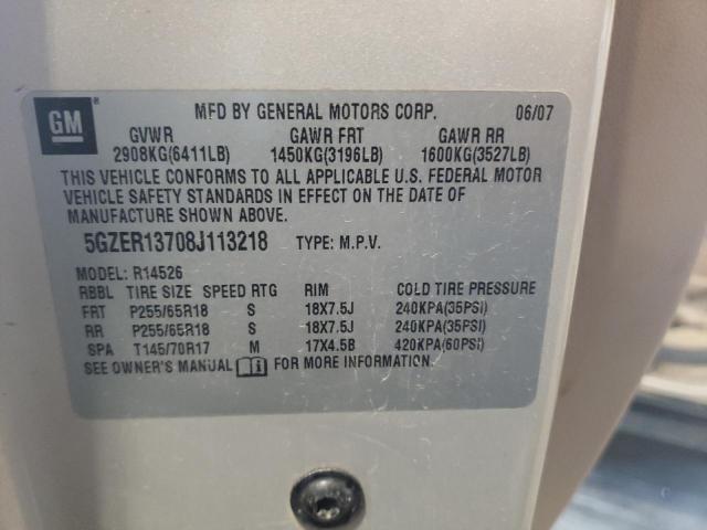 Photo 10 from auction – 2008 SATURN OUTLOOK XE with VIN 5GZER13708J113218