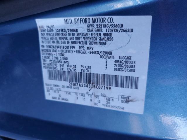 Photo 10 from auction – 2001 FORD WINDSTAR S with VIN 2FMZA53431BC07199