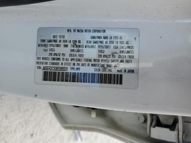 Photo 10 from auction – 2011 MAZDA CX-7 with VIN JM3ER2C50B0365531