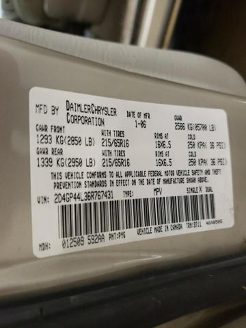 Photo 10 from auction – 2006 DODGE GRAND CARA with VIN 2D4GP44L36R767431