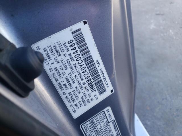 Photo 10 from auction – 2000 HONDA PRELUDE with VIN JHMBB6240YC004466
