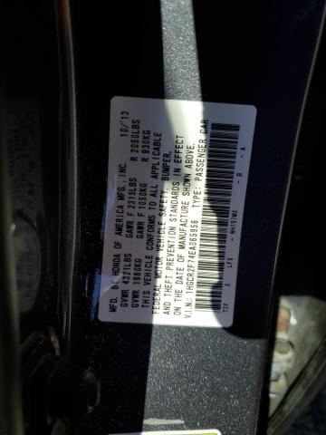 Photo 10 from auction – 2014 HONDA ACCORD EX with VIN 1HGCR2F74EA065956