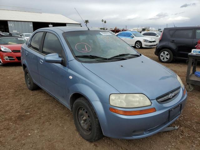 CHEVROLET AVEO BASE 2006 with VIN KL1TD566X6B597088 - Photo from auction
