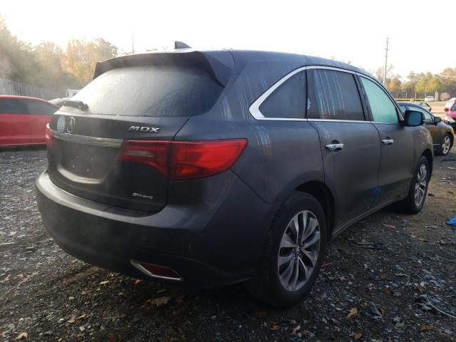 Photo 4 from auction – 2016 ACURA MDX TECHNO with VIN 5FRYD4H41GB059106