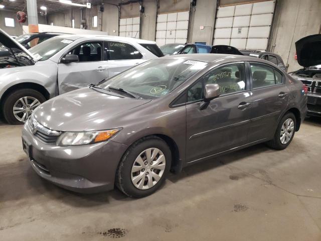 Photo 2 from auction – 2012 HONDA CIVIC LX with VIN 19XFB2F50CE083881