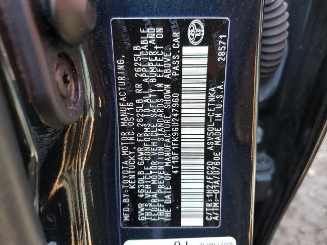 Photo 10 from auction – 2016 TOYOTA CAMRY LE with VIN 4T1BF1FK9GU247960