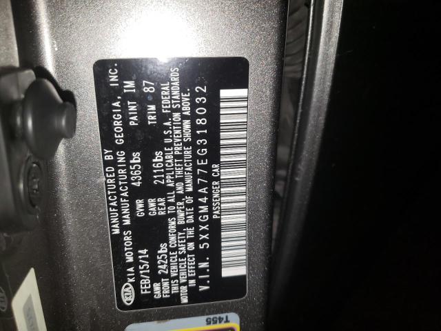 Photo 10 from auction – 2014 KIA OPTIMA LX with VIN 5XXGM4A77EG318032